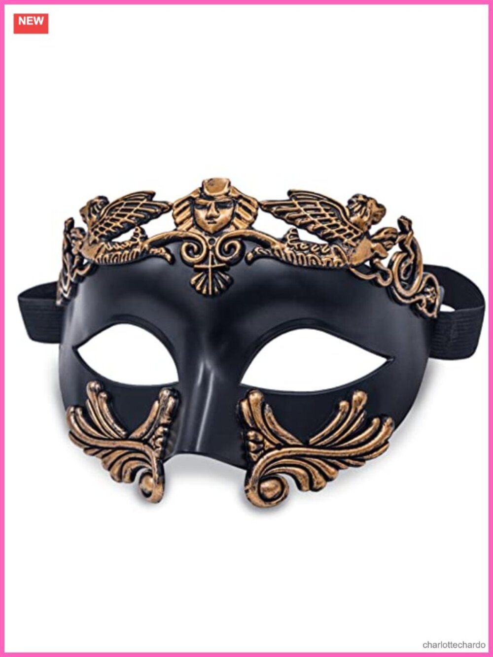 Men's Roman Greek Masquerade Mask Half Face Venetian Mardi Gras Halloween